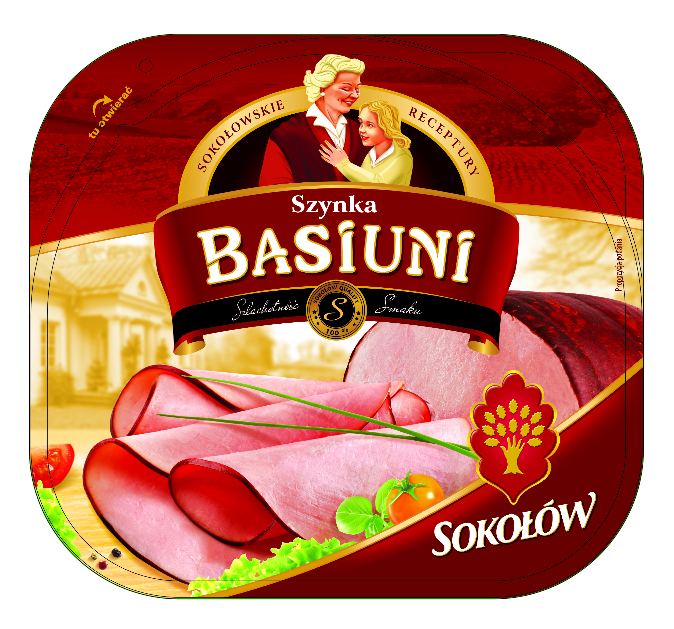 SOKOŁÓW Szynka Basiuni- plastry frisco.pl