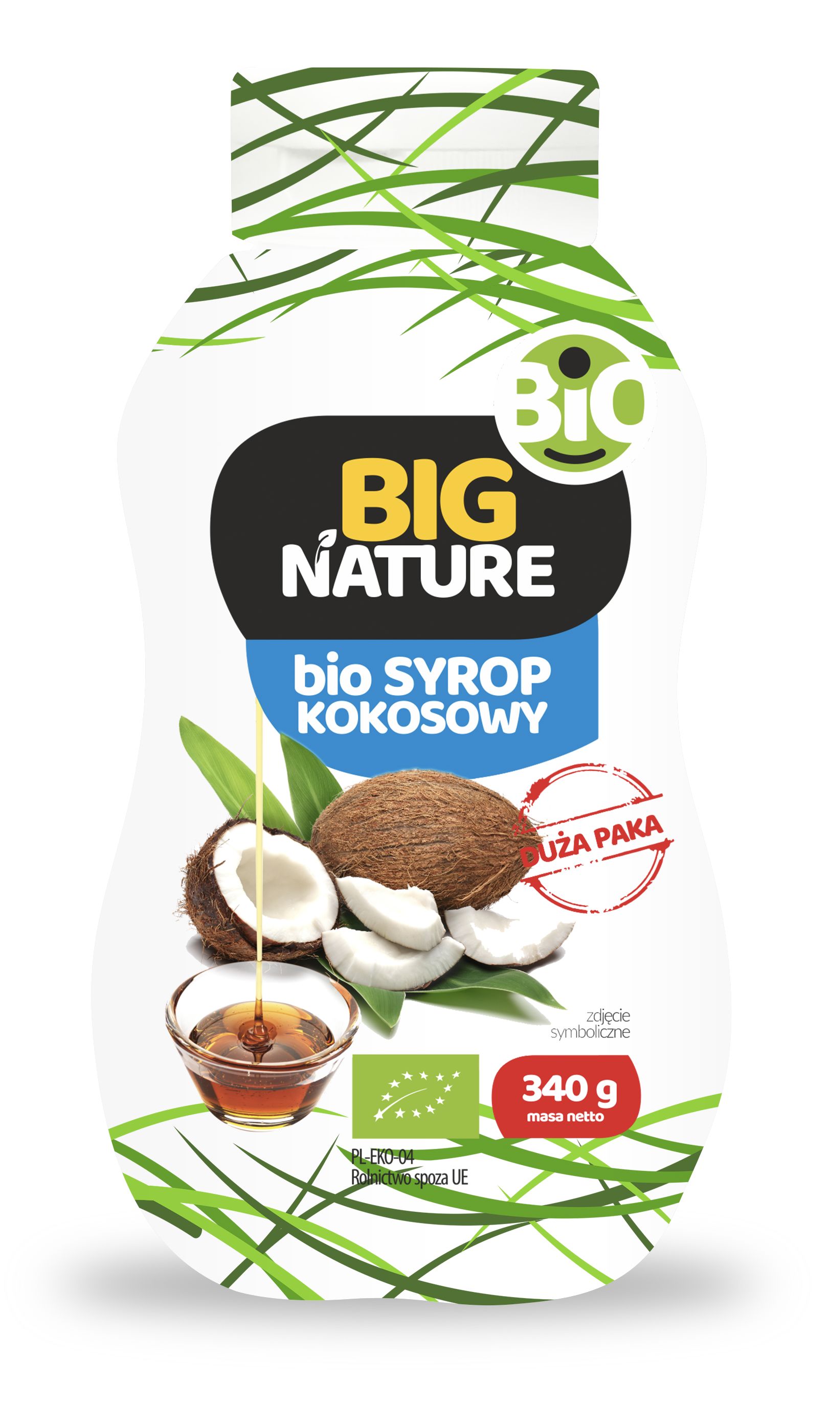 BIG NATURE Syrop kokosowy BIO