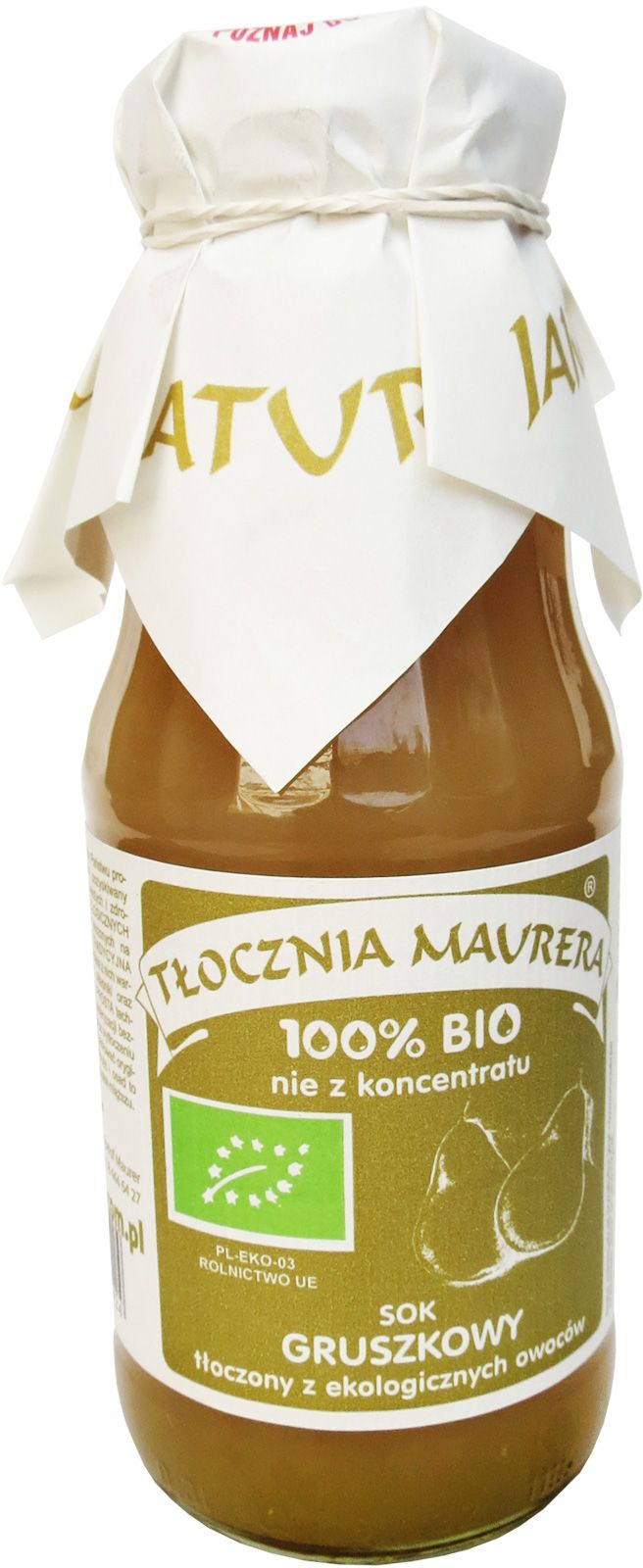 TŁOCZNIA MAURERA Sok gruszkowy BIO