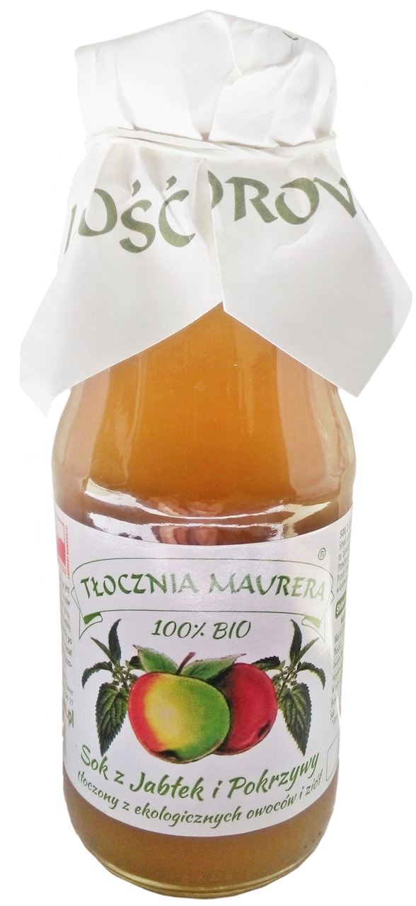 TŁOCZNIA MAURERA Sok z jabłek i pokrzywy BIO