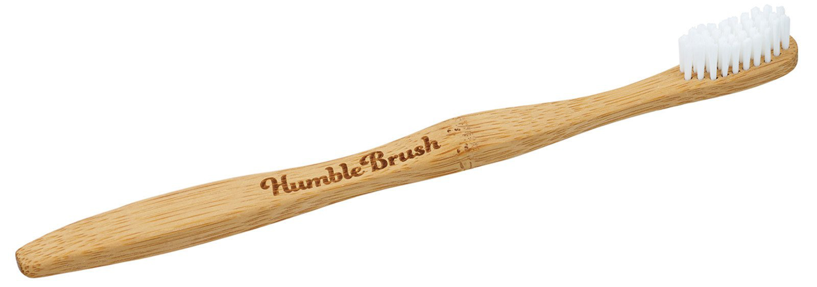 HUMBLE BRUSH Szczoteczka do zębów bambusowa SOFT biała