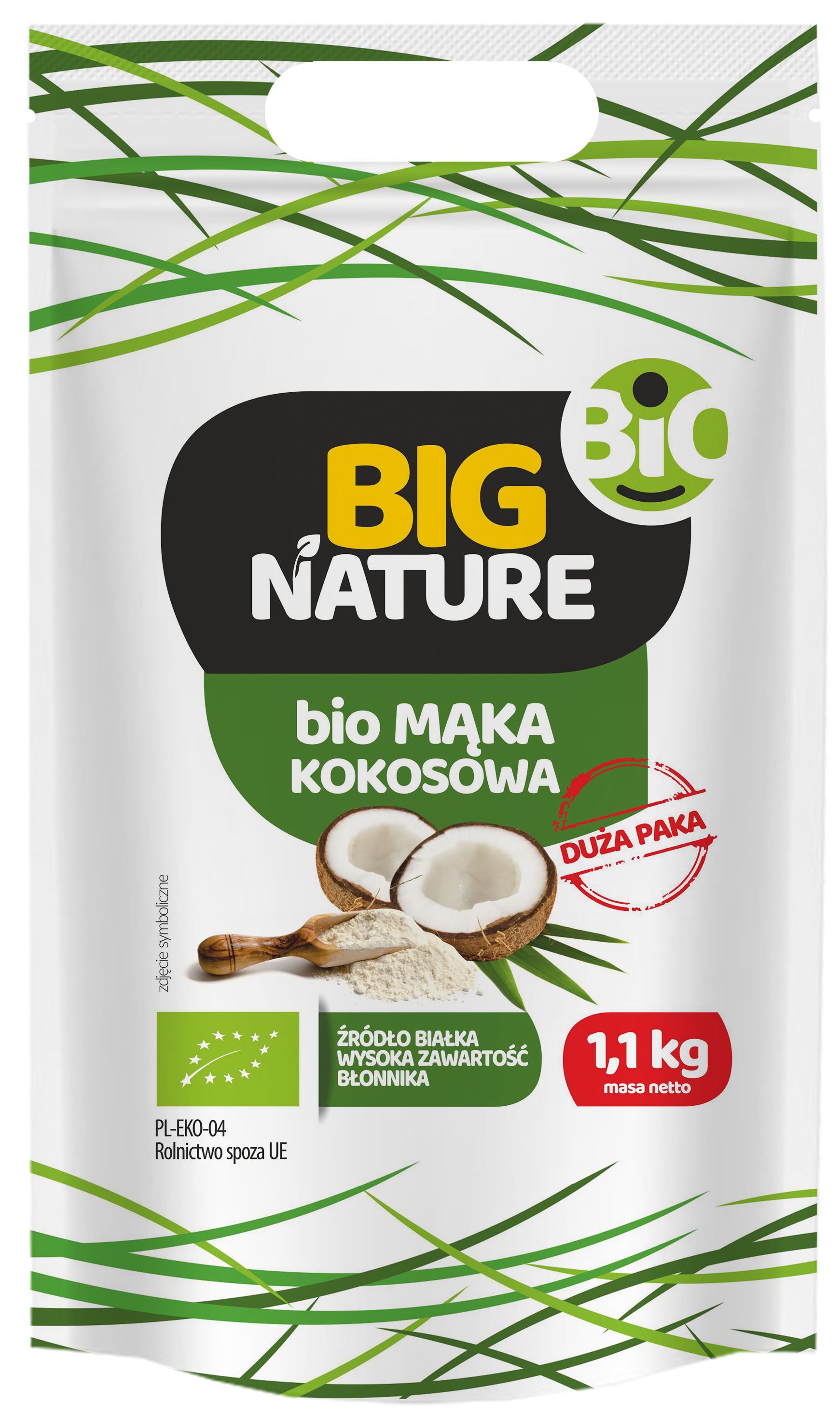 BIG NATURE Mąka kokosowa BIO