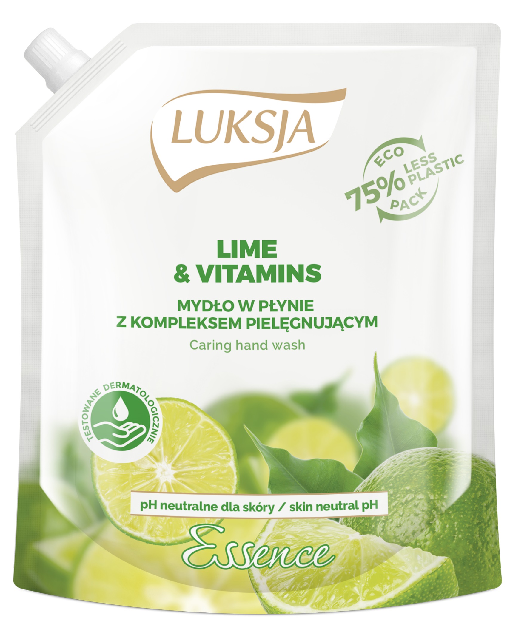 LUKSJA Essence Mydło w płynie Lime & Vitamins - uzupełnienie