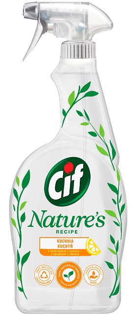 CIF Trigger Naturals Spray do czyszczenia kuchni z ekstraktem z cytryny frisco.pl