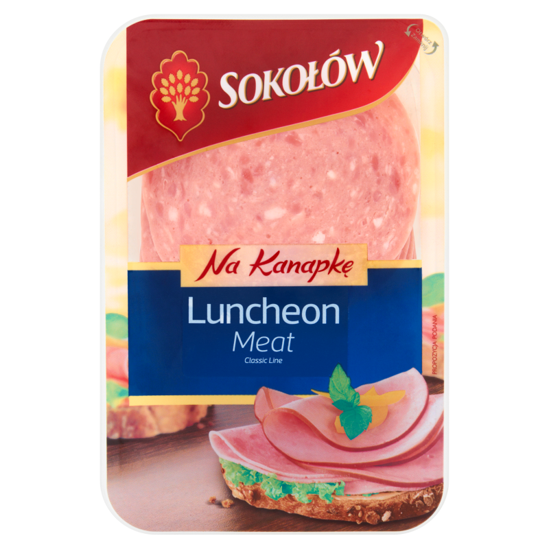 SOKOŁÓW Na kanapkę Luncheon Meat Szynka - plastry