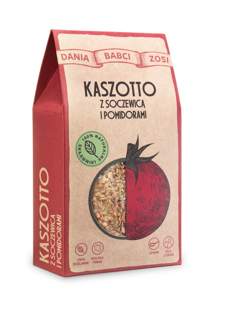 DANIA BABCI ZOSI Kaszotto z soczewicą i pomidorami