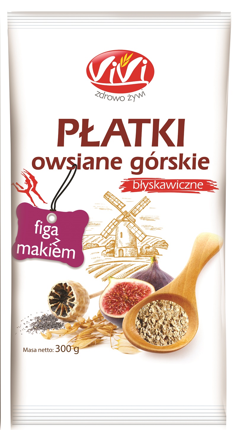 VIVI Płatki owsiane górskie figa z makiem