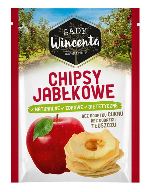 SADY WINCENTA Chipsy jabłkowe