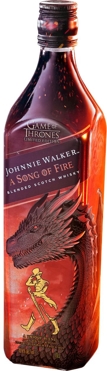 JOHNNIE WALKER A Song Of Fire Scotch Whisky
