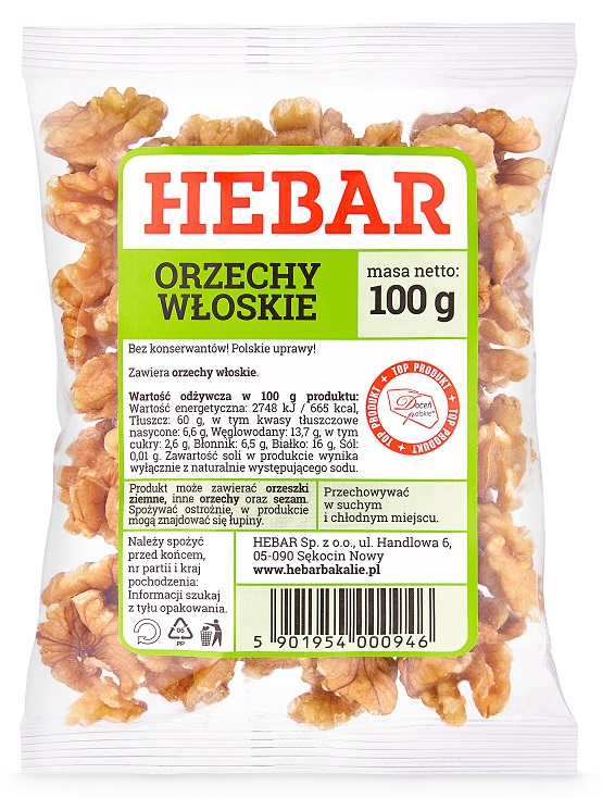 HEBAR Orzechy włoskie