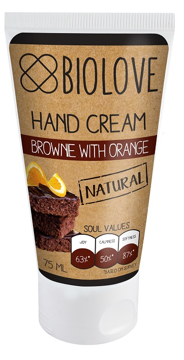 BIOLOVE Krem do rąk Brownie z pomarańczą