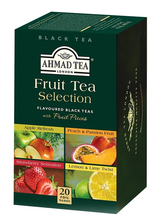 AHMAD TEA Selection of Fruity Teas Herbata owocowa 20 torebek (saszetki)