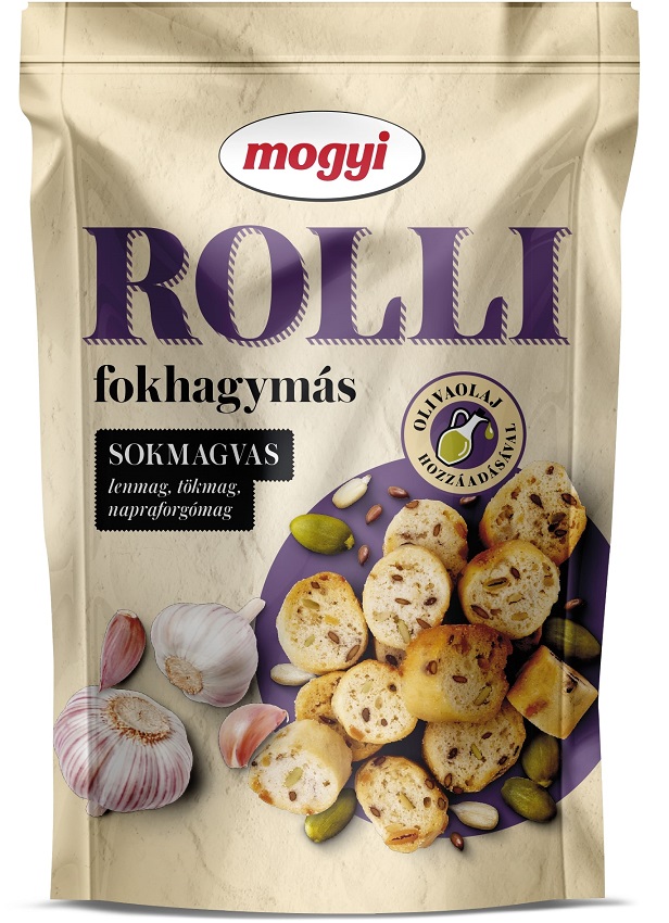 MOGYI Grzanki Rolli o smaku czosnkowym