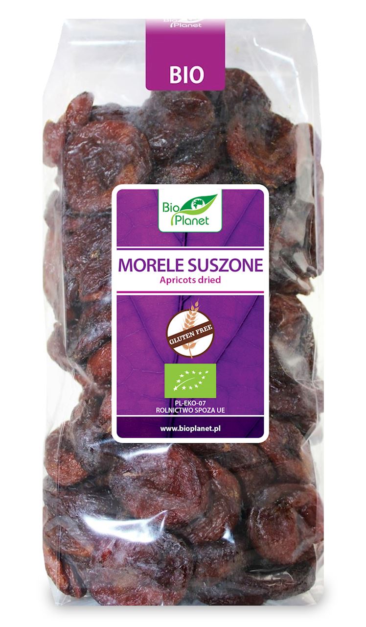 BIO PLANET Morele suszone bezglutenowe BIO