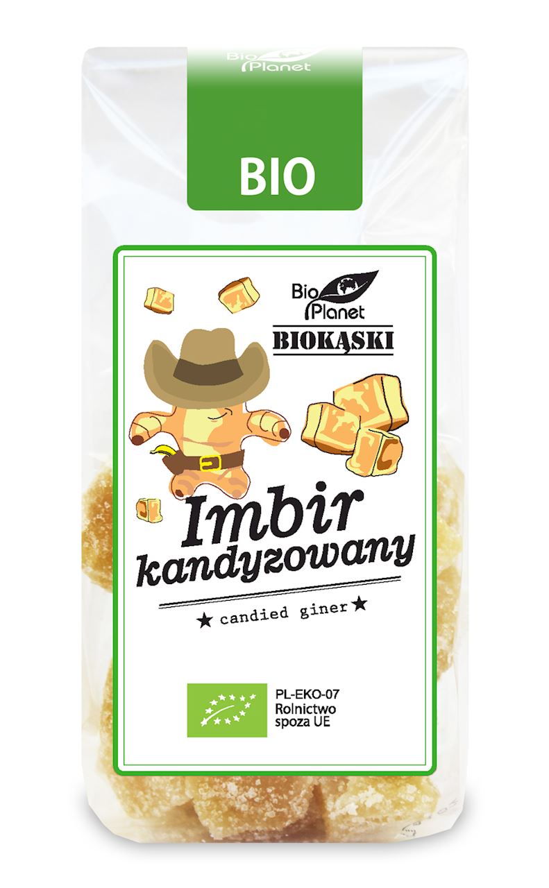 BIO PLANET Imbir kandyzowany BIO