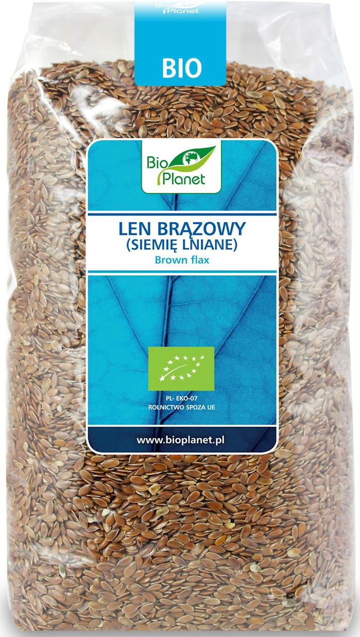 BIO PLANET Len brązowy (siemię lniane) BIO