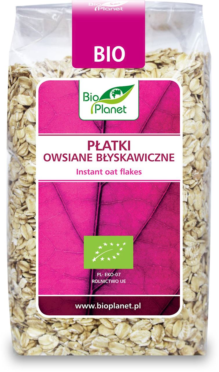 BIO PLANET Płatki owsiane błyskawiczne BIO