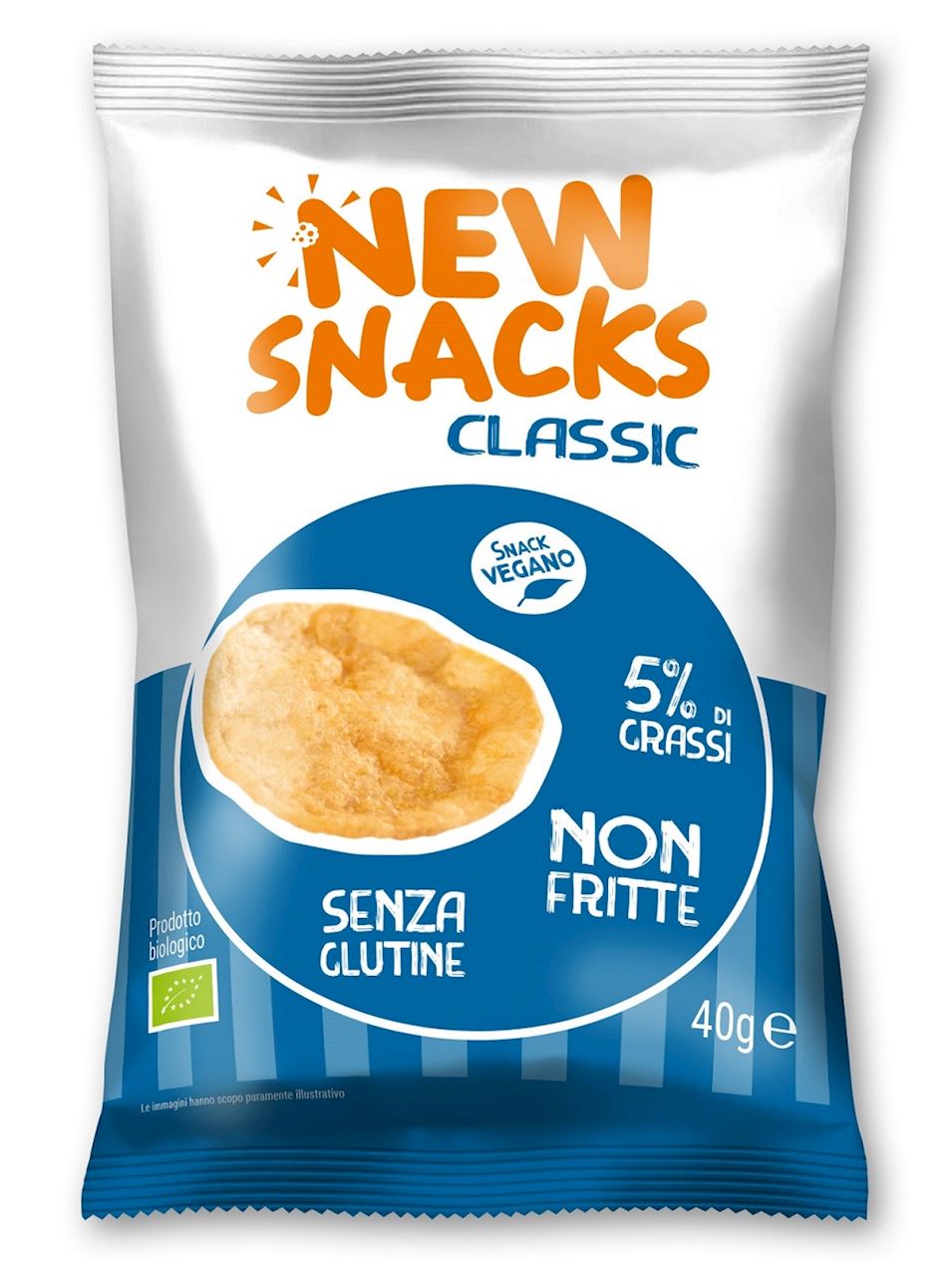 NEW SNACKS Prażynki z ziemniaczane bezglutenowe BIO