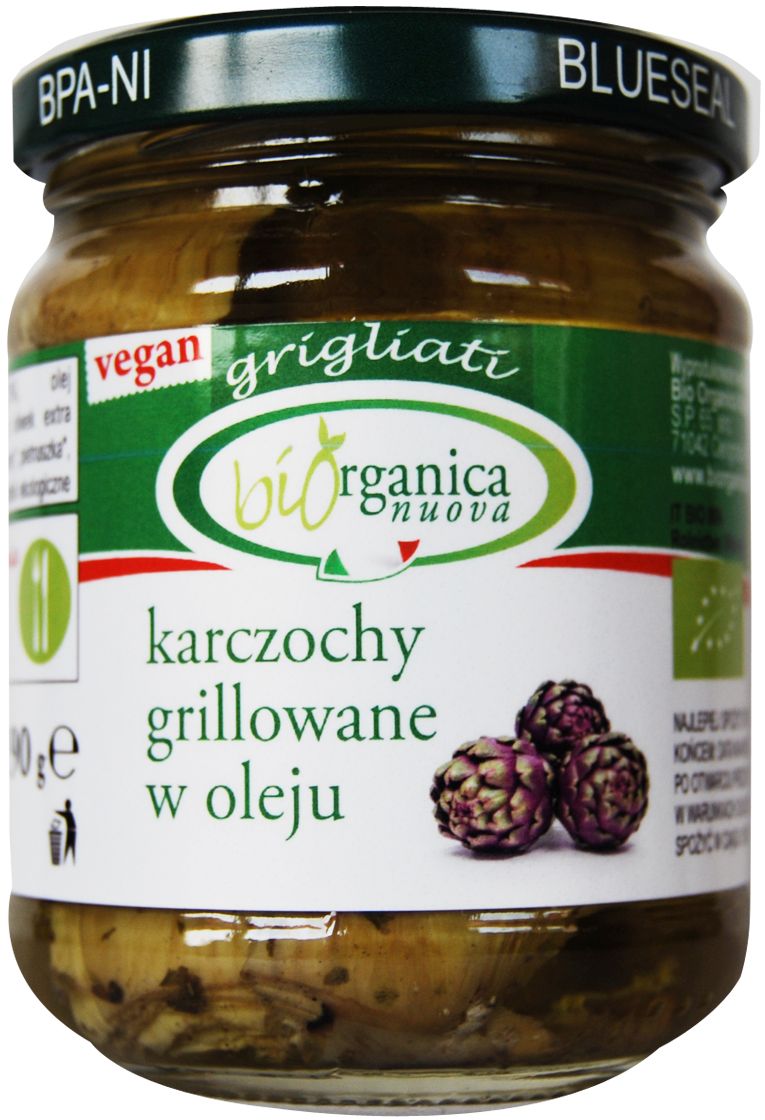 BIORGANICA ITALIA Karczochy grillowane w oleju BIO