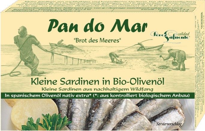 PAN DO MAR Sardynki w BIO oliwie z oliwek