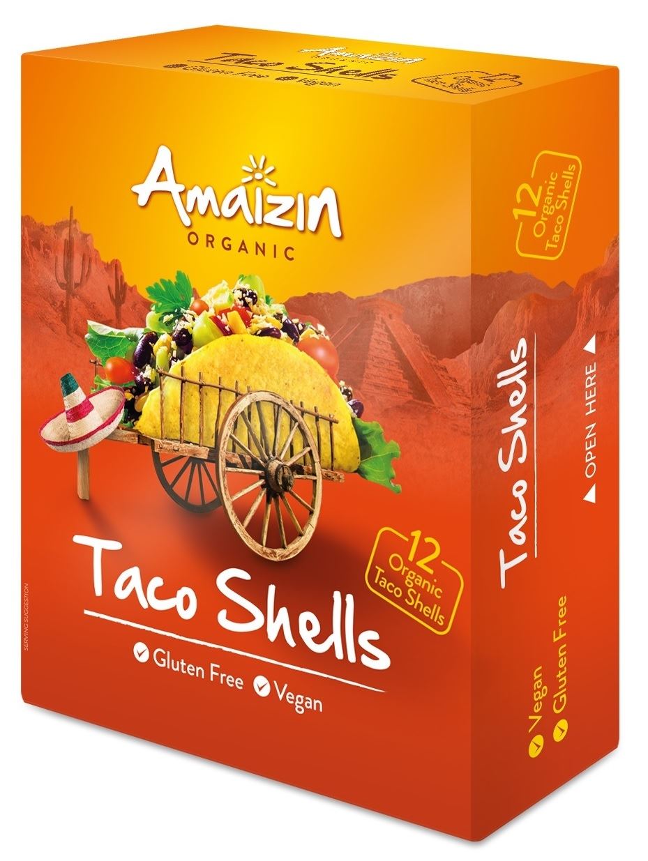AMAIZIN Muszle do taco bezlgutenowe (12 szt.) BIO
