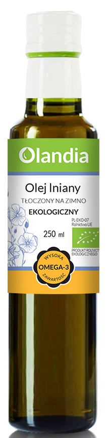 OLANDIA Olej lniany (tłoczony na zimno) BIO frisco.pl