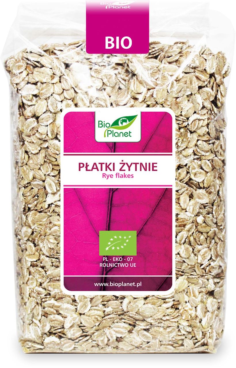 BIO PLANET Płatki żytnie BIO