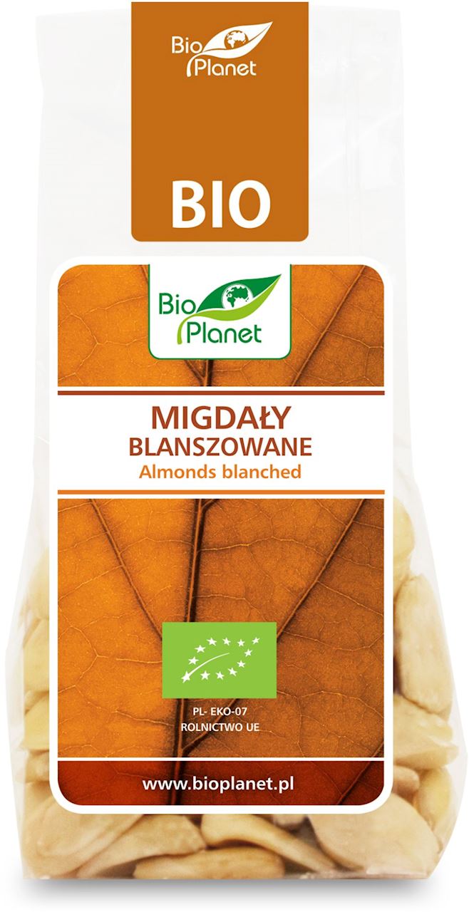 BIO PLANET Migdały blanszowane BIO
