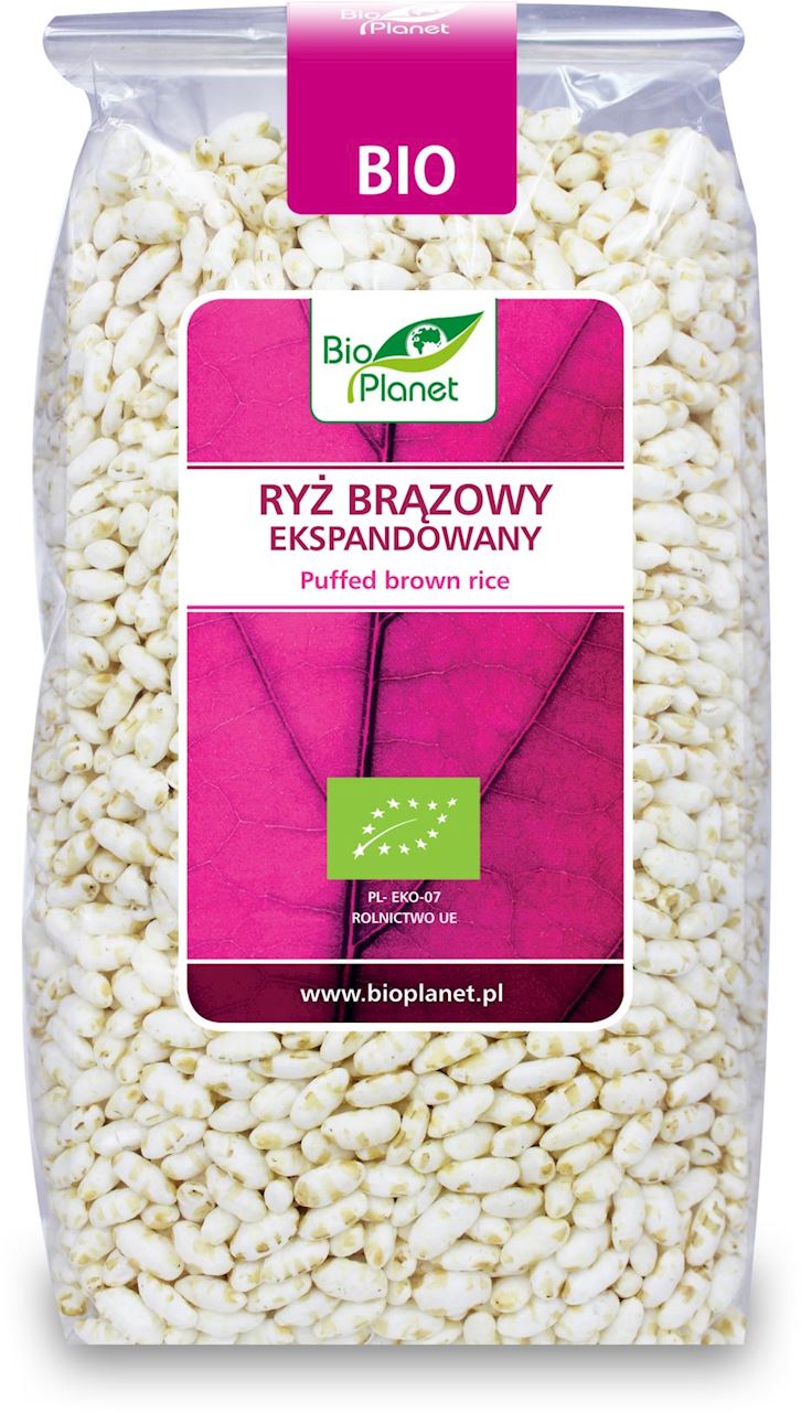 BIO PLANET Ryż brązowy ekspandowany BIO