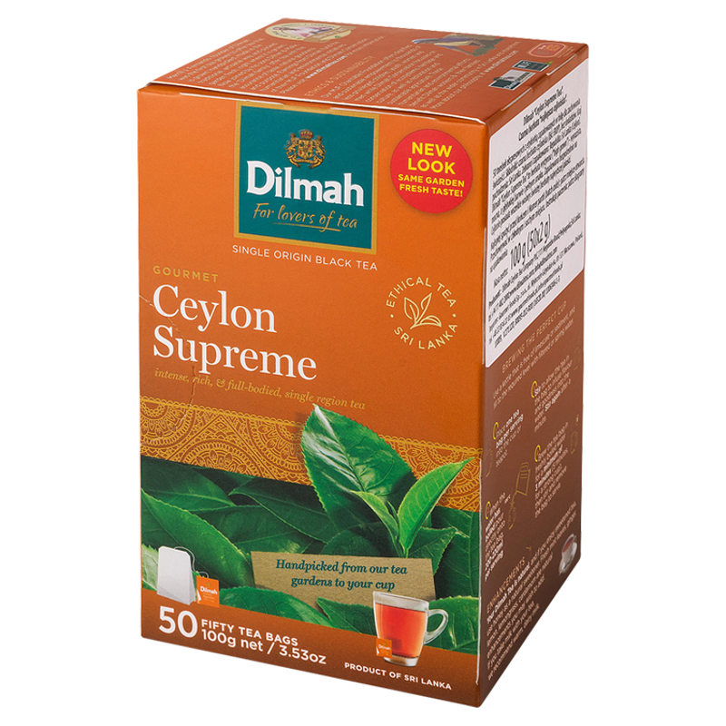 DILMAH Ceylon Supreme Herbata czarna 50 torebek ex. frisco.pl
