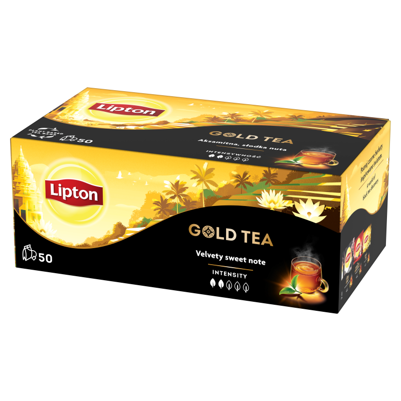 LIPTON GOLD Herbata czarna 50 torebek