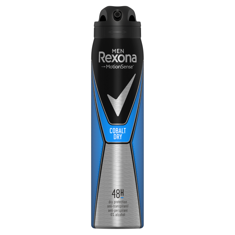 REXONA MEN Antyperspirant w aerozolu dla mężczyzn Cobalt Dry frisco.pl