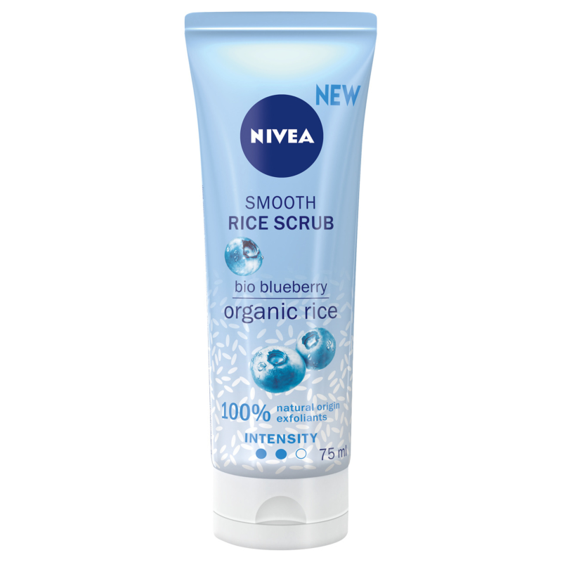 NIVEA Smooth Rice Scrub Peeling ryżowy z bio borówkami frisco.pl