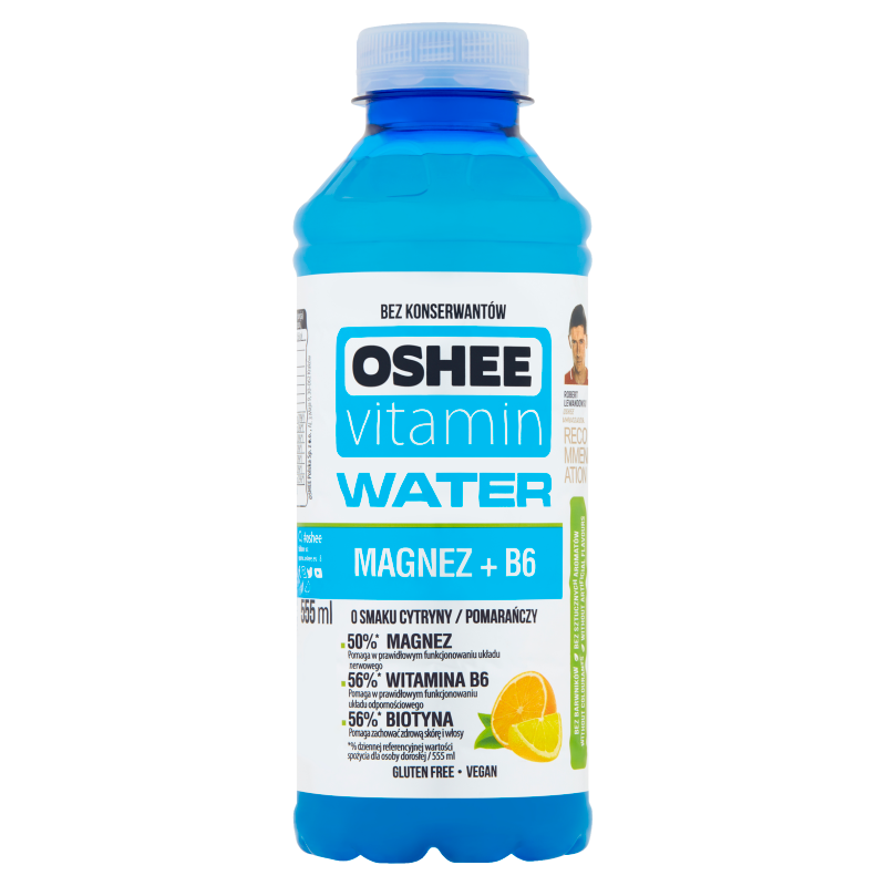 OSHEE Vitamin H2O Napój niegazowany cytrynowo-pomarańczowy Magnez