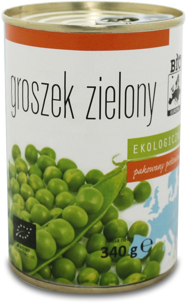 BIO EUROPA Groszek zielony konserwowy BIO