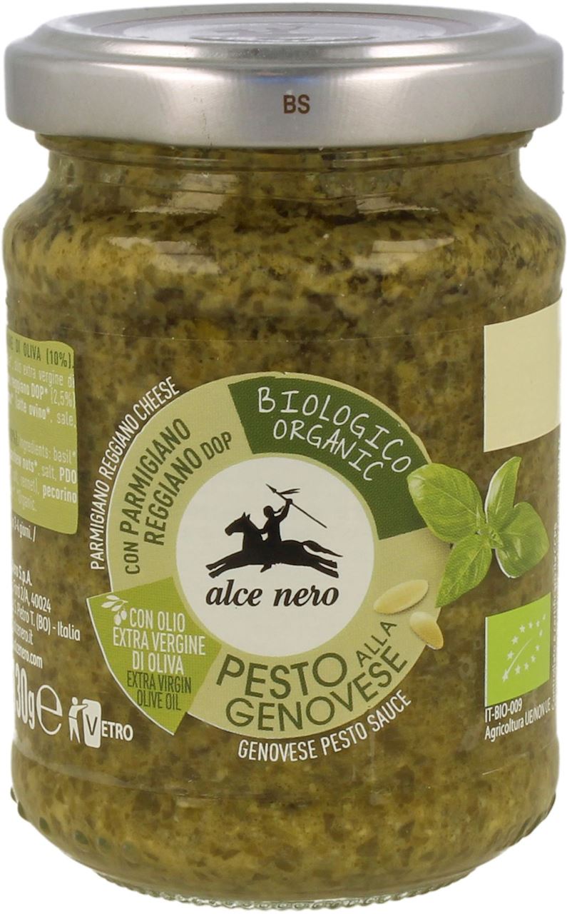 ALCE NERO Pesto alla genovese (z bazylii) BIO