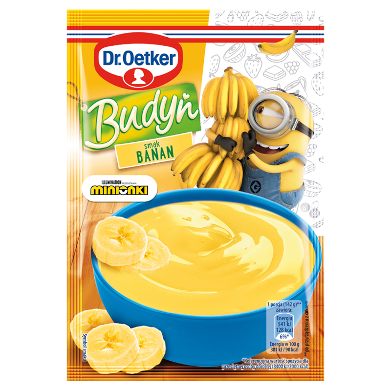 DR. OETKER Budyń o smaku bananowym (Minionki) frisco.pl