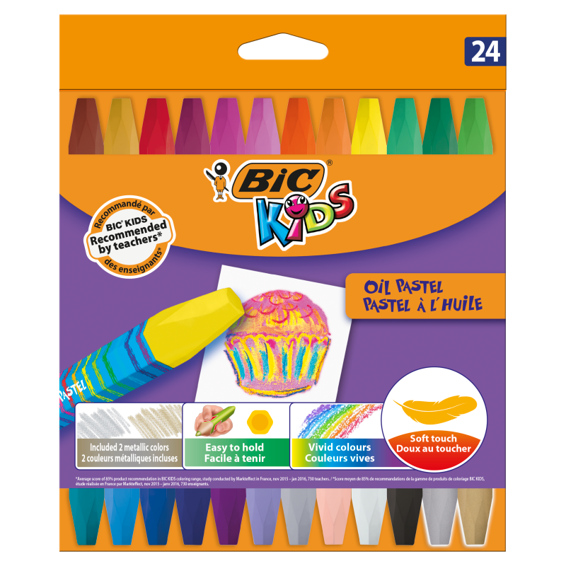 BIC Kids Kredki pastele olejne pudełko 36 szt.