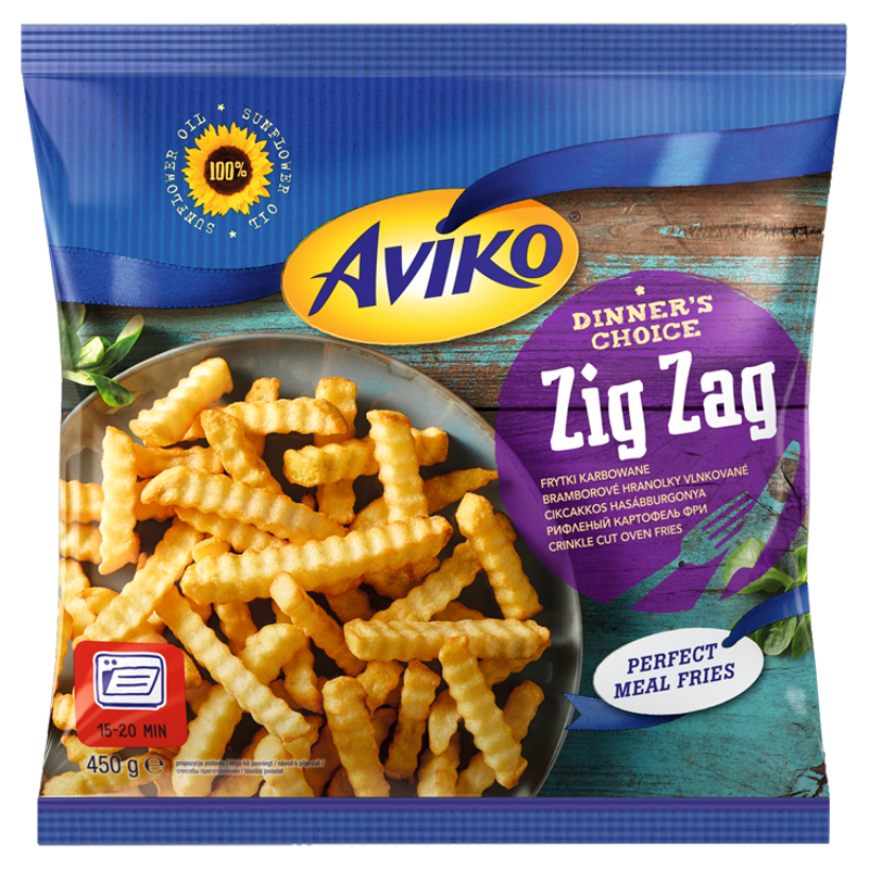 AVIKO Zig Zag Frytki karbowane mrożone frisco.pl