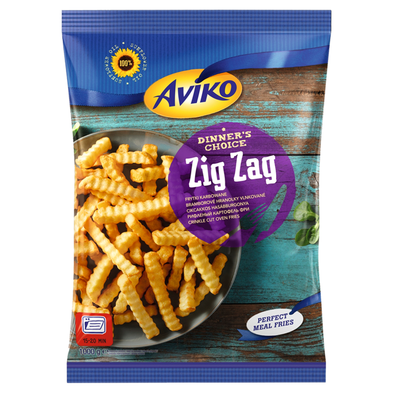 AVIKO Zig Zag Frytki karbowane mrożone frisco.pl