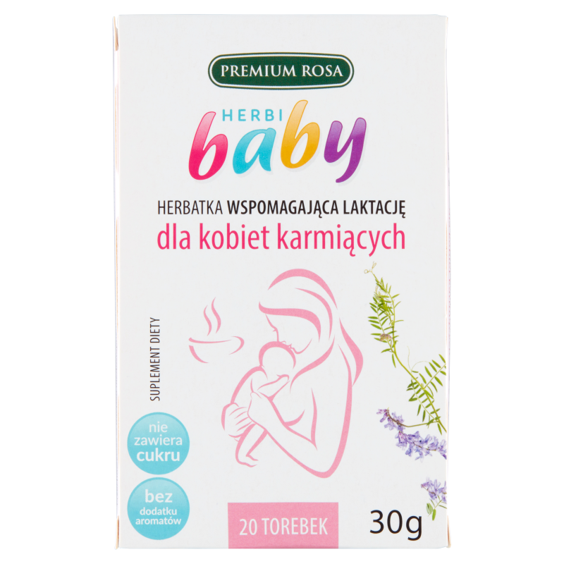 HERBI BABY Herbatka wspomagająca laktację dla kobiet karmiących 20 torebek