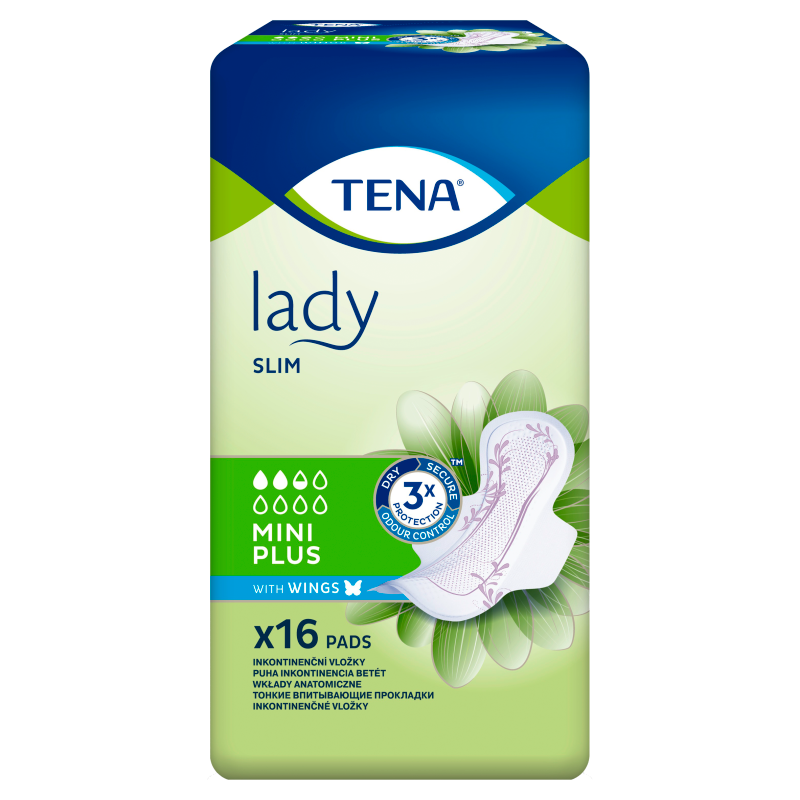TENA Lady Slim Mini Plus Wings podpaski 16 szt. frisco.pl