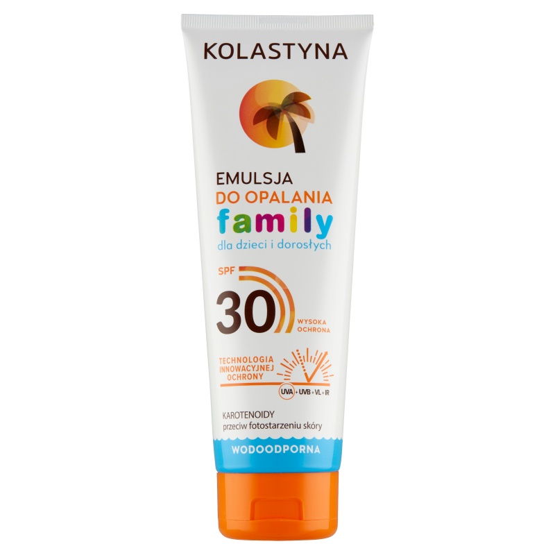 KOLASTYNA SUN Family Emulsja do opalania Family dla dzieci i dorosłych SPF 30 frisco.pl