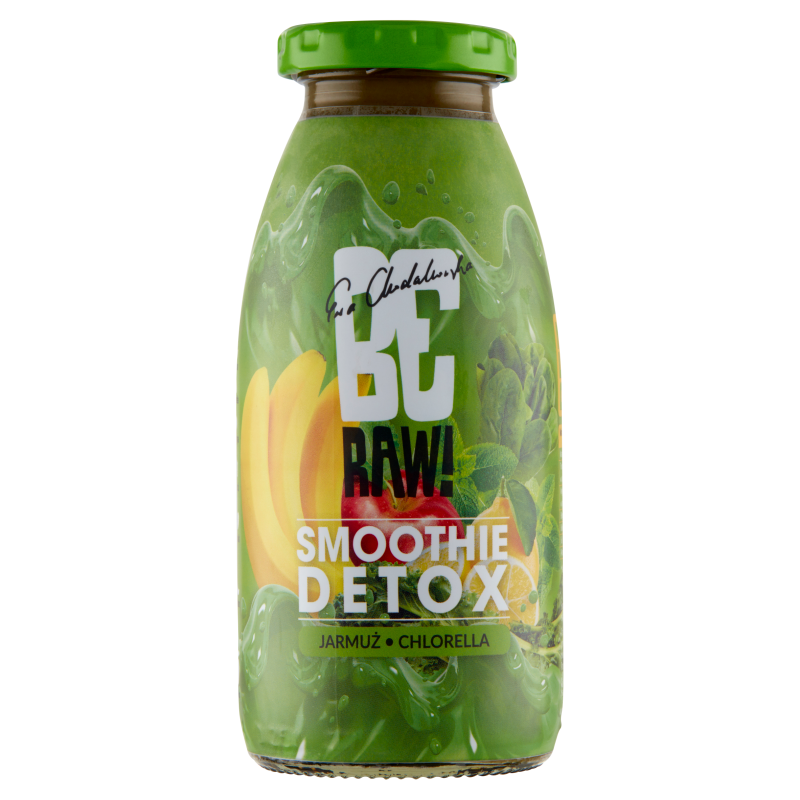 BE RAW! Smoothie - Detox - jarmuż i chlorella