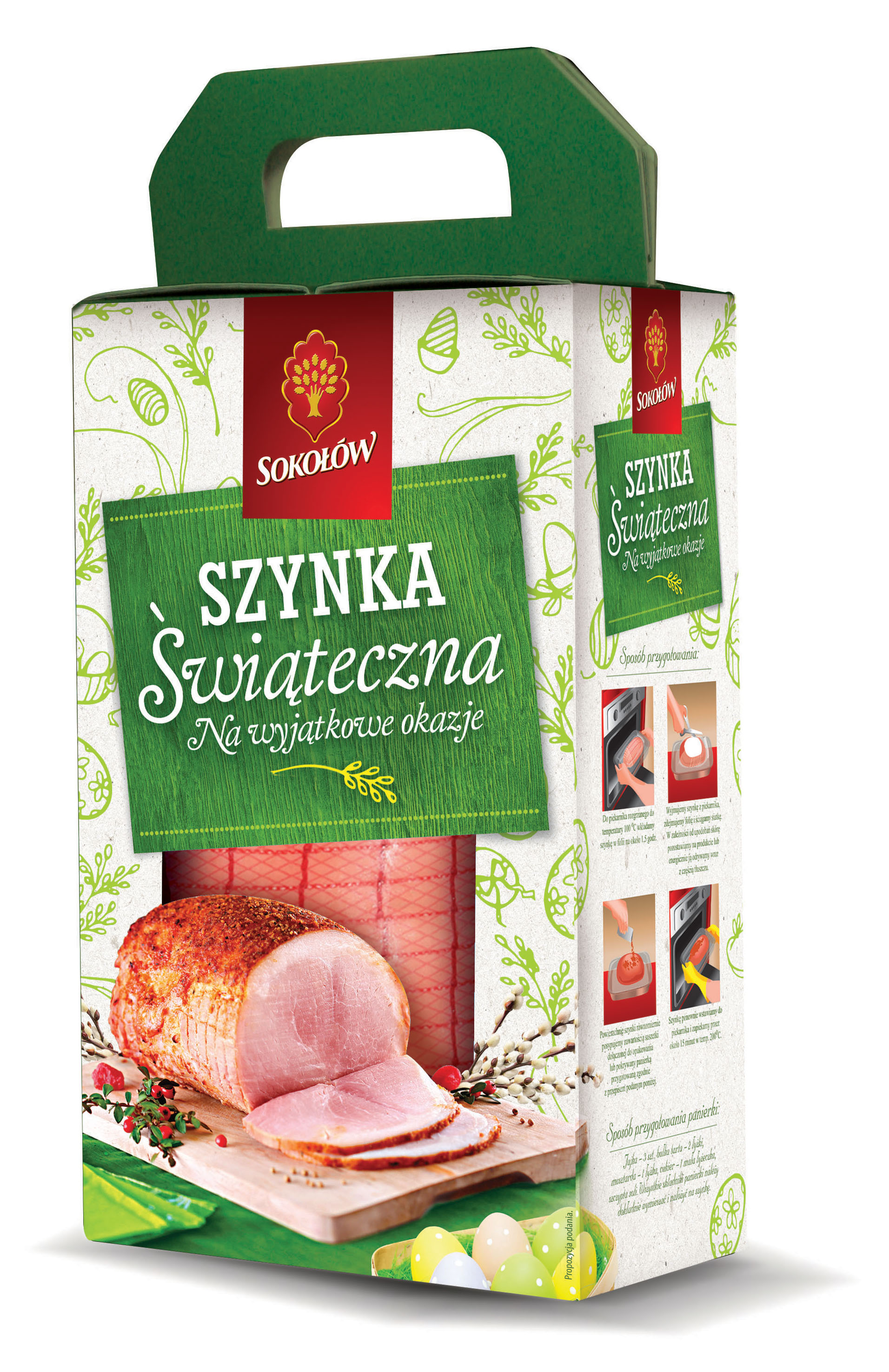 SOKOŁÓW Szynka do upieczenia premium (1680g-2520g)