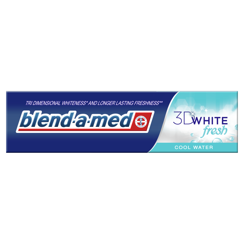 BLEND-A-MED 3D White Fresh Cool Water Pasta wybielająca do zębów frisco.pl