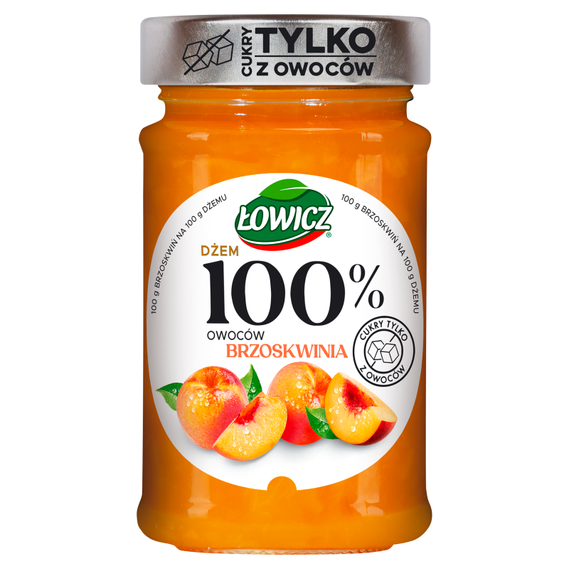 ŁOWICZ 100% z owoców Dżem Brzoskwinia frisco.pl