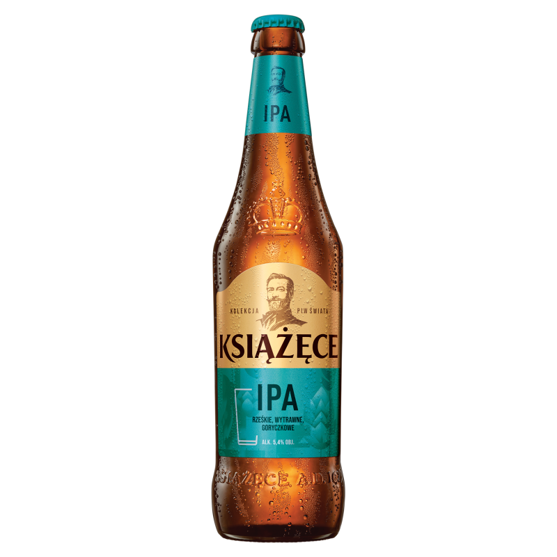 KSIĄŻĘCE IPA Piwo (cena zawiera 1 zł kaucji za butelkę)