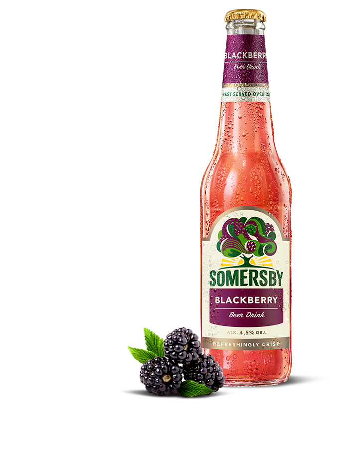 SOMERSBY BLACKBERRY Napój piwny o smaku jeżynowym (butelka bezzwrotna)