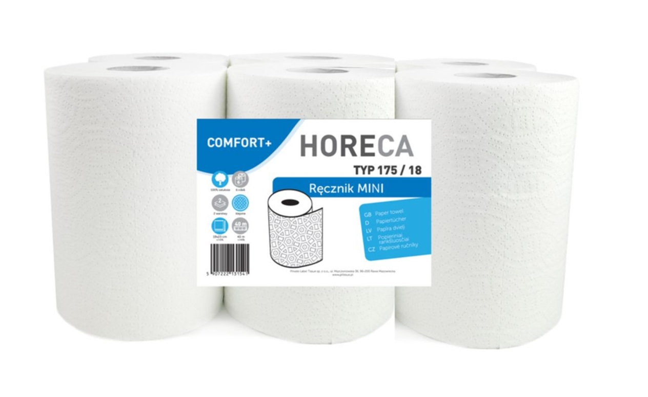 HORECA COMFORT+ Papierowy ręcznik 2-warstwowy